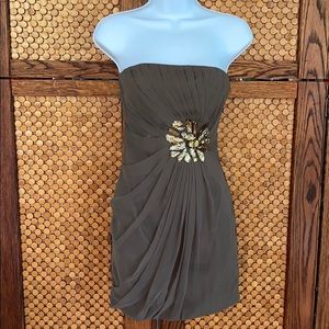 Brown & Gold F21 Mini Dress